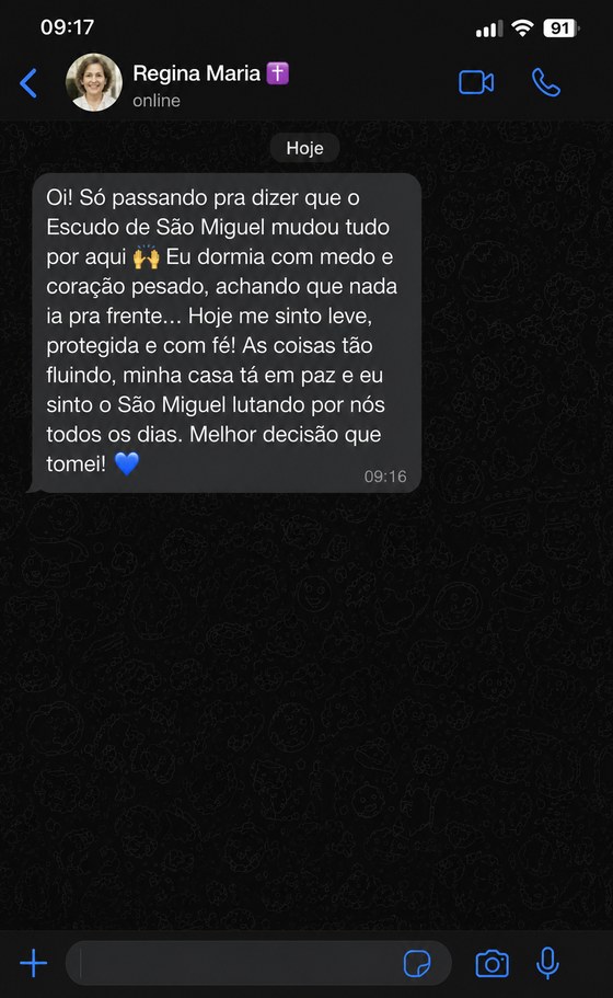 Depoimento real de uma mulher protegida pelo Escudo de São Miguel
