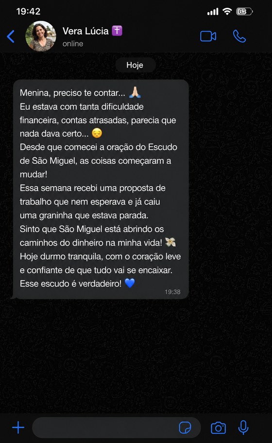 Depoimento real de uma mulher protegida pelo Escudo de São Miguel